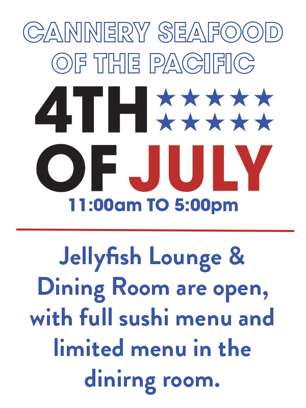 4th of July - 11:00 am to 6:00 pm